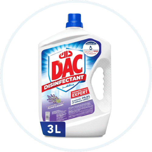 Dac Disinfectant Lavender Liquid Cleaners, 3L