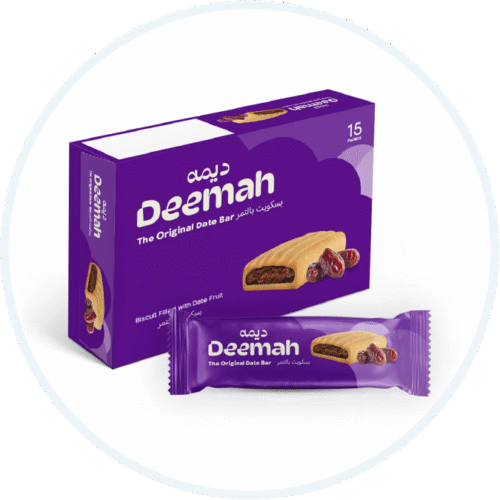 ديمه بسكويت التمر علبة 15 حبة 25 جم