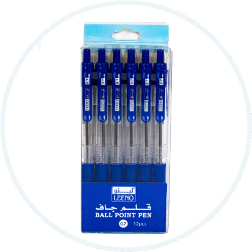 لينو قلم حبر جاف أزرق 12 حبة